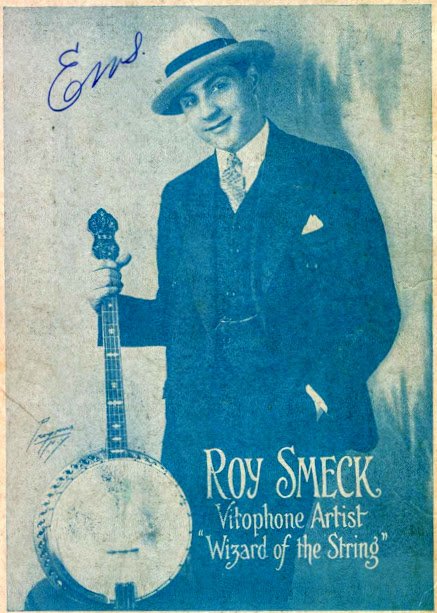 Roy Smeck on a 1926 sheet-music cover, holding a banjo ukulele